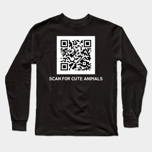 Rickroll QR Code Prank Long Sleeve T-Shirt